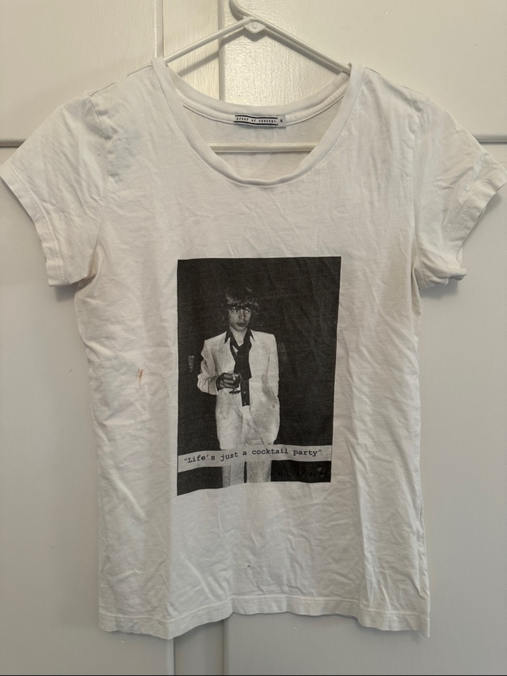 RARE Proof of Concept Mick Jagger Life's Just A Cocktail Party Graphic